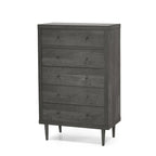 Nystrom Mid Century Modern 5 Drawer Dresser by