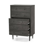 Nystrom Mid Century Modern 5 Drawer Dresser by
