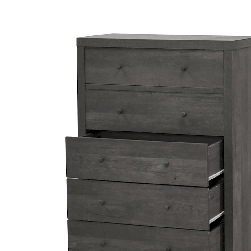 Nystrom Mid Century Modern 5 Drawer Dresser by