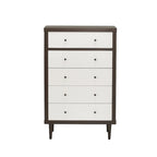 Nystrom Mid Century Modern 5 Drawer Dresser by
