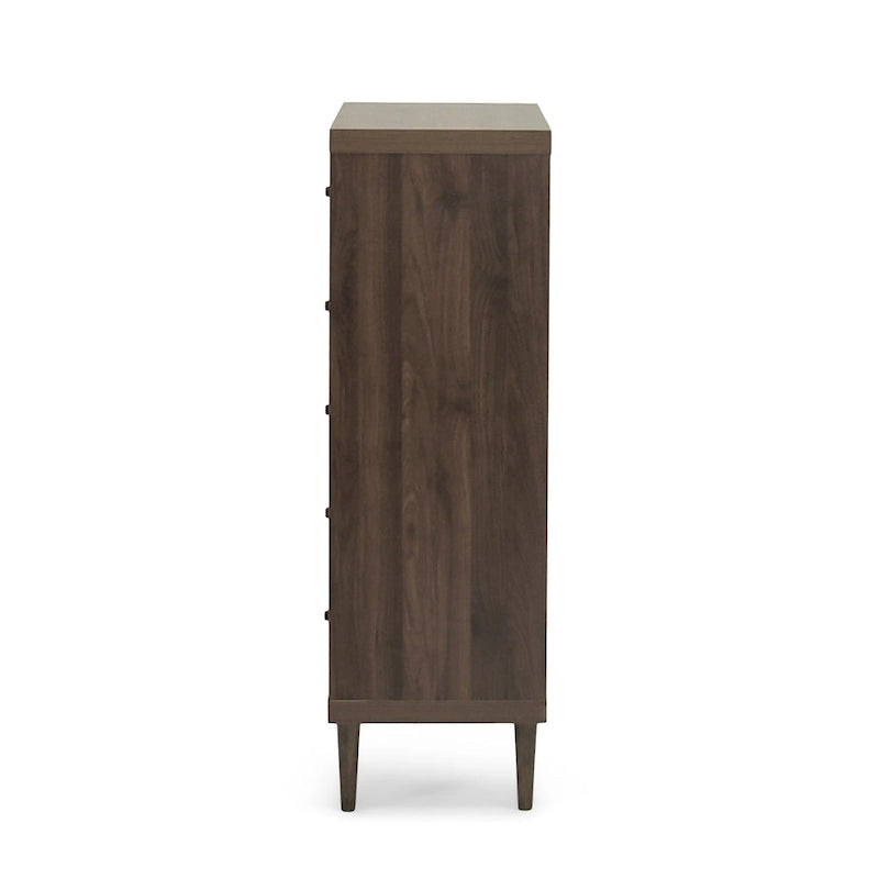 Nystrom Mid Century Modern 5 Drawer Dresser by