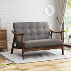 Hetel Mid-Century Modern Settee by