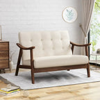 Hetel Mid-Century Modern Settee by