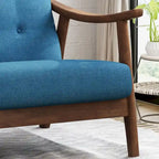 Hetel Mid-Century Modern Settee by