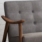 Hetel Mid-Century Modern Settee by