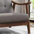 Hetel Mid-Century Modern Settee by