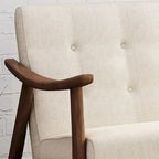 Hetel Mid-Century Modern Settee by