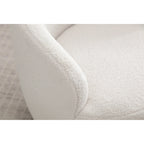 Teddy Fabric Swivel Accent Barrel Chair