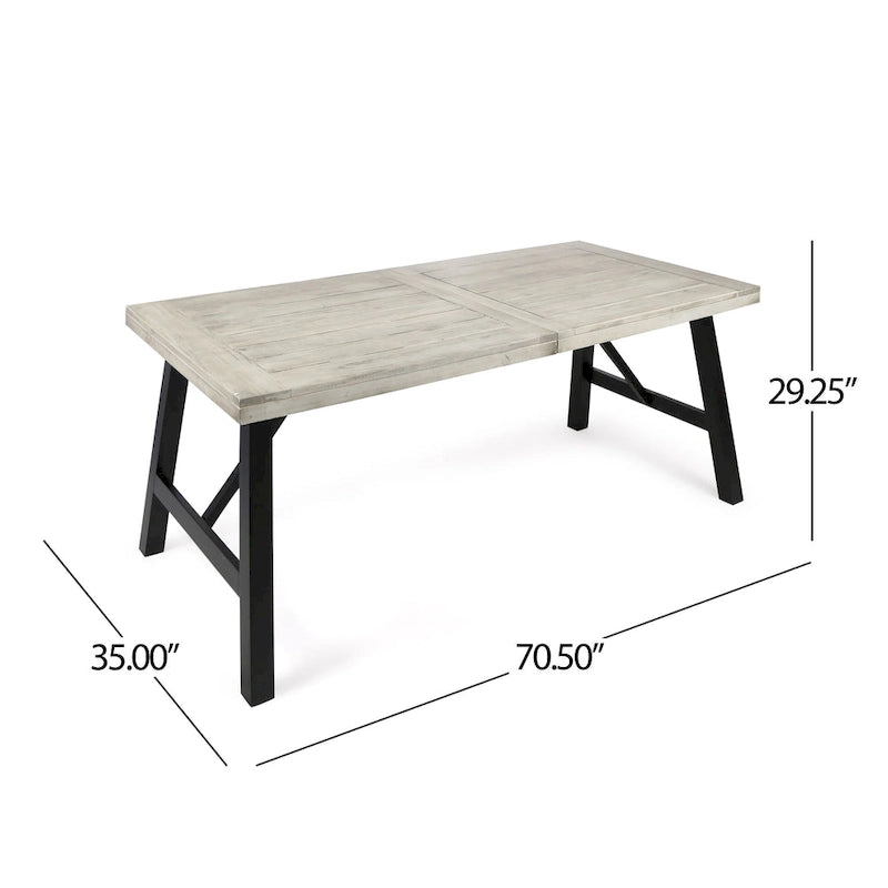 Cottage 3-piece Acacia Wood Picnic Dining Set by