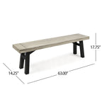Cottage 3-piece Acacia Wood Picnic Dining Set by