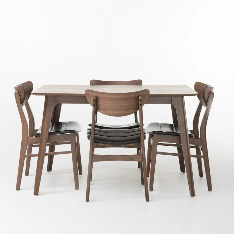 Anise 5-piece Wood Rectangular Dining Set by