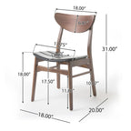 Anise 5-piece Wood Rectangular Dining Set by