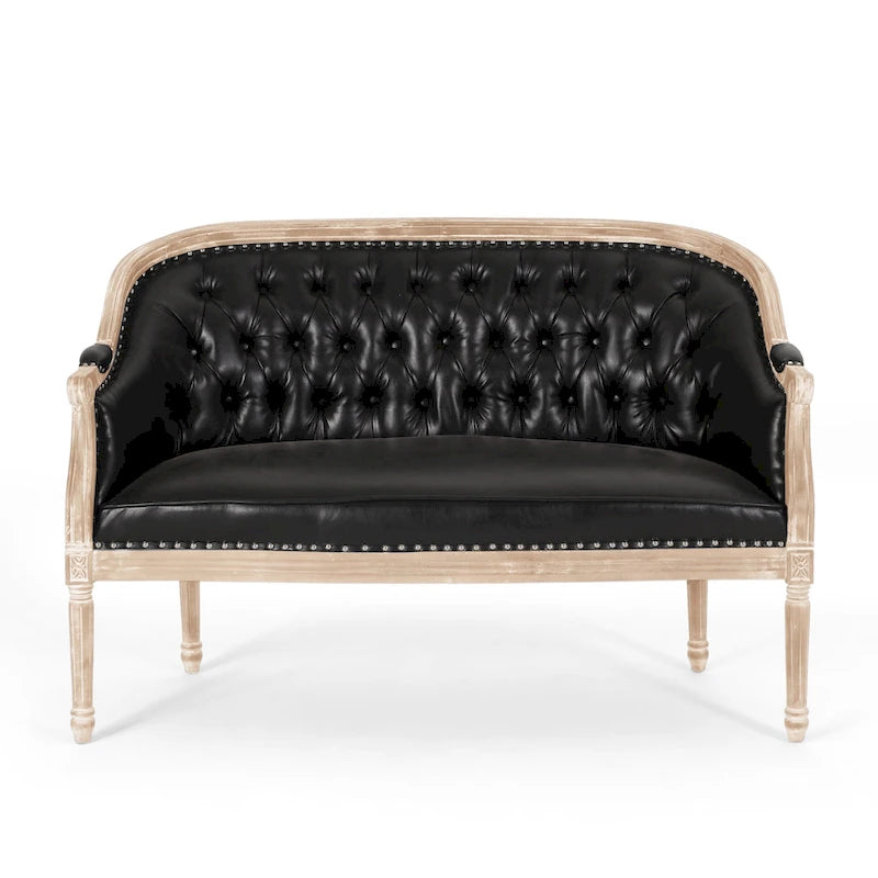 Faye Tufted Upholstered Loveseat by