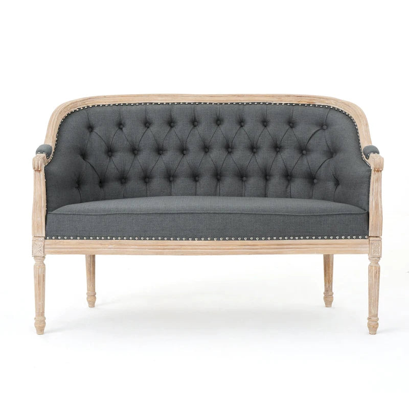 Faye Tufted Upholstered Loveseat by