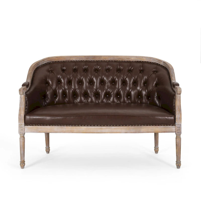 Faye Tufted Upholstered Loveseat by