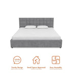 CosmoLiving Serena Upholstered Bed with Drawers