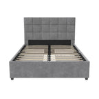 CosmoLiving Serena Upholstered Bed with Drawers