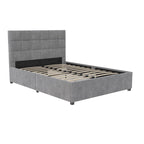 CosmoLiving Serena Upholstered Bed with Drawers