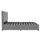 CosmoLiving Serena Upholstered Bed with Drawers