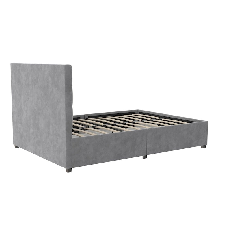 CosmoLiving Serena Upholstered Bed with Drawers