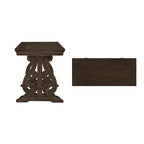 Vikos Wire Brushed Oak Finish 1-Drawer Writing Desk