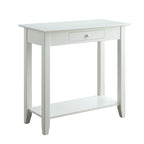 Convenience Concepts American Heritage 1 Drawer Hall Table with Shelf