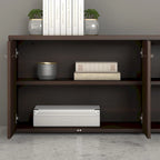 Hybrid Low Storage Cabinet with Doors by Bush Business Furniture