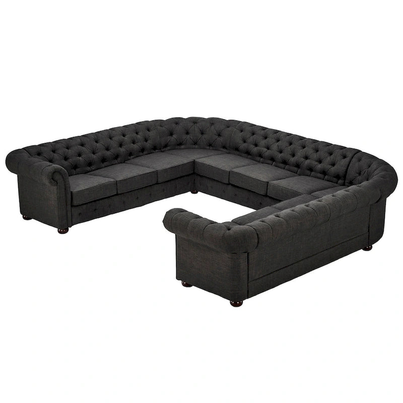Knightsbridge Chesterfield 11-Seat Sectional by  Artisan