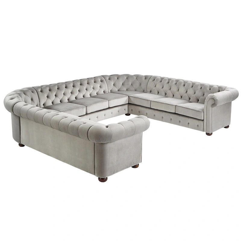 Knightsbridge Chesterfield 11-Seat Sectional by  Artisan