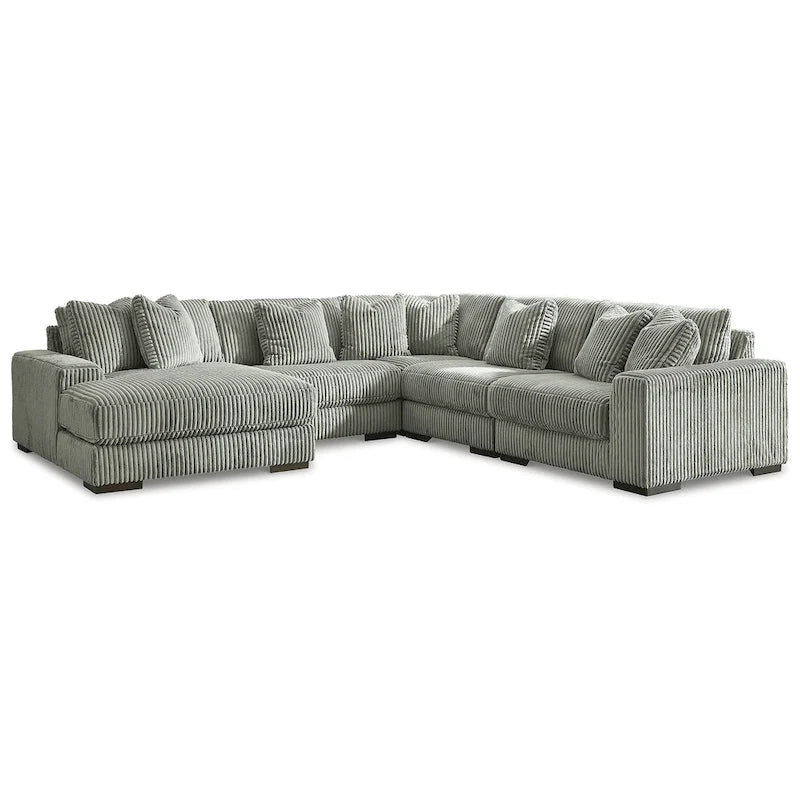 Lindyn 5-Piece Sectional with Chaise - 133W x 133D x 38H