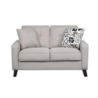 Lillana Linen Upholstered Tufted Loveseat