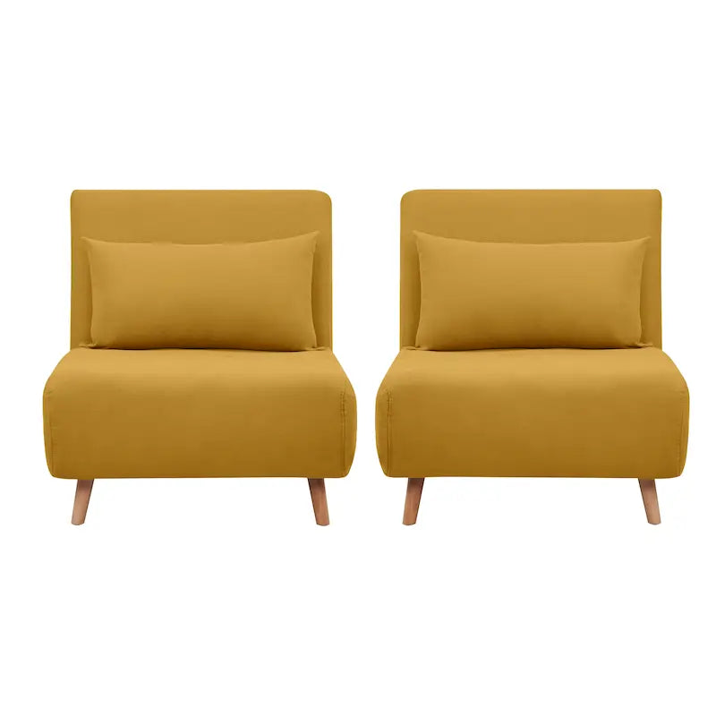 Artdeco Home Tustin Sleeper Chair Set of 2