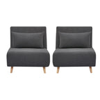 Artdeco Home Tustin Sleeper Chair Set of 2
