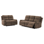 Ronald Transitional Faux Leather Reclining Living Room Sofa Set