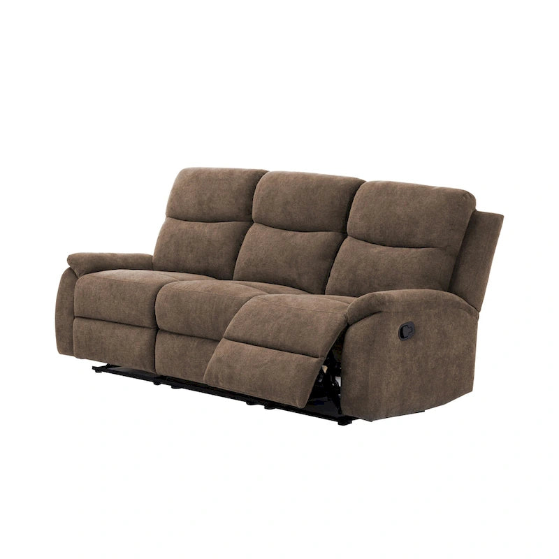Ronald Transitional Faux Leather Reclining Living Room Sofa Set
