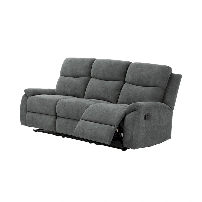 Ronald Transitional Faux Leather Reclining Living Room Sofa Set