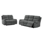 Ronald Transitional Faux Leather Reclining Living Room Sofa Set
