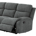 Ronald Transitional Faux Leather Reclining Living Room Sofa Set