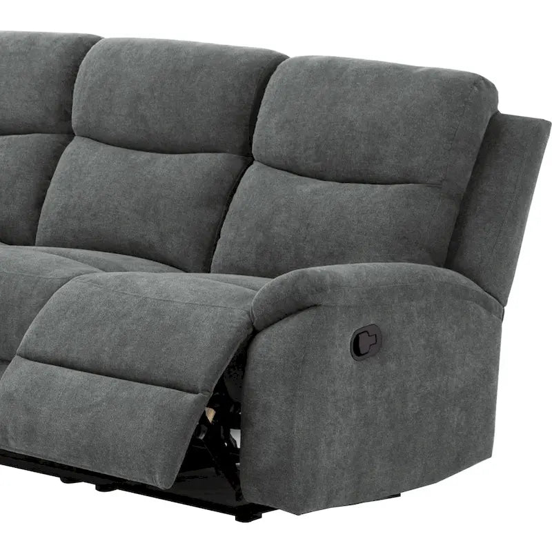 Ronald Transitional Faux Leather Reclining Living Room Sofa Set