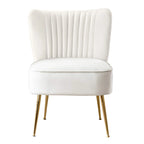 Haven Contemporary Velvet Upholstered Accent Chair