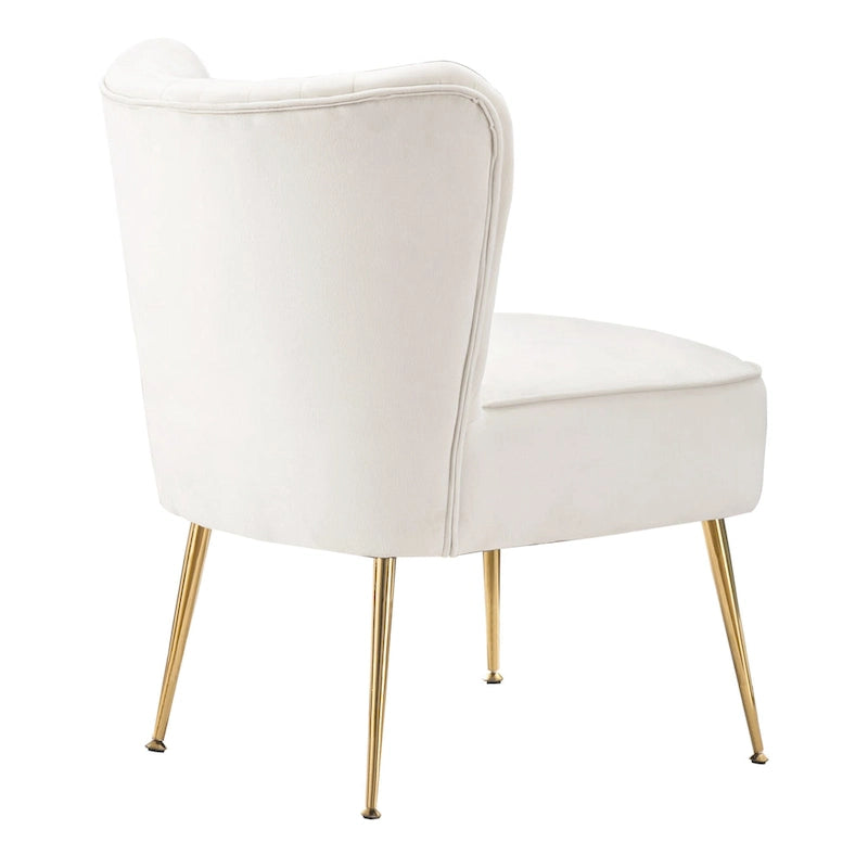 Haven Contemporary Velvet Upholstered Accent Chair