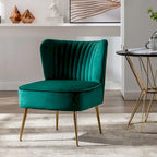 Haven Contemporary Velvet Upholstered Accent Chair