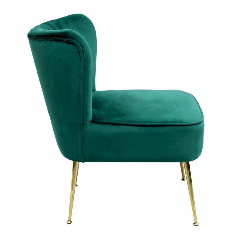 Haven Contemporary Velvet Upholstered Accent Chair
