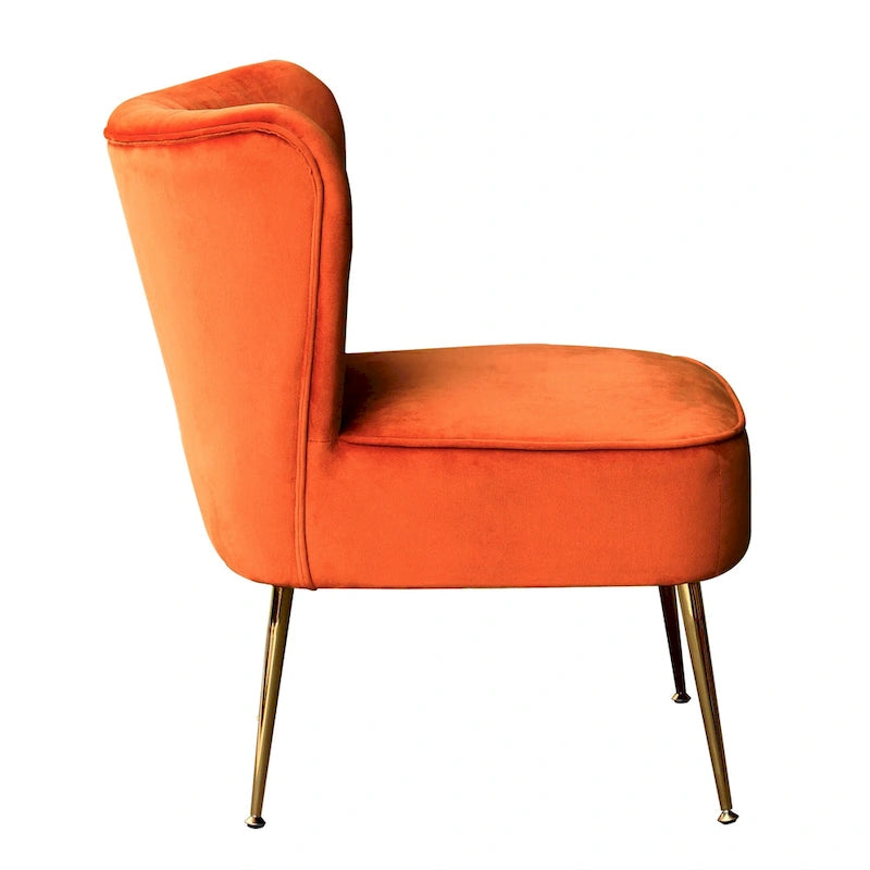 Haven Contemporary Velvet Upholstered Accent Chair