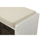 Nestfair Entryway Storage Bench with Cushion and Basket