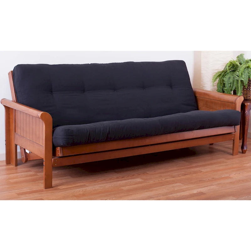 Blazing Needles Renewal Twill Fabric 6-inch Queen-size Futon Mattress