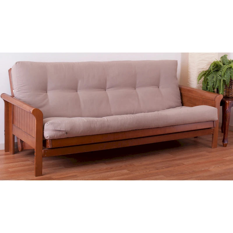 Blazing Needles Renewal Twill Fabric 6-inch Queen-size Futon Mattress