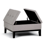 WYNDENHALL Lancaster 36-in. Wide Contemporary Square Table Ottoman