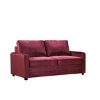 US Pride Furniture Knightsville Velvet 70 inch Square Arms Sofa Bed