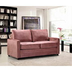 US Pride Furniture Knightsville Velvet 70 inch Square Arms Sofa Bed